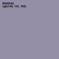 #948FA6 - Manatee Color Image