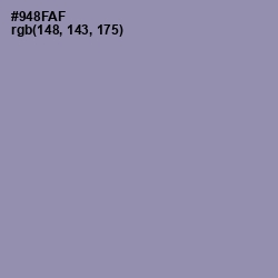 #948FAF - Manatee Color Image