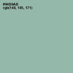 #94B9AB - Summer Green Color Image