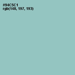 #94C5C1 - Half Baked Color Image