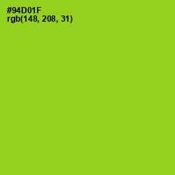 #94D01F - Pistachio Color Image