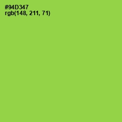 #94D347 - Conifer Color Image