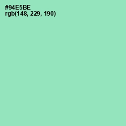 #94E5BE - Algae Green Color Image