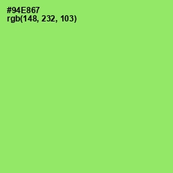 #94E867 - Conifer Color Image