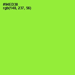 #94ED38 - Green Yellow Color Image