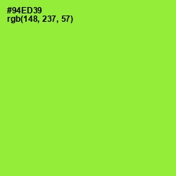 #94ED39 - Green Yellow Color Image