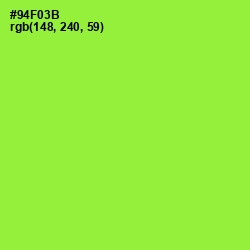 #94F03B - Green Yellow Color Image