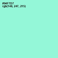 #94F7D7 - Riptide Color Image
