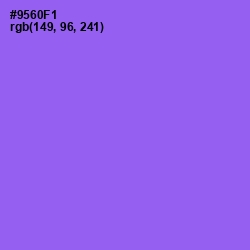 #9560F1 - Medium Purple Color Image