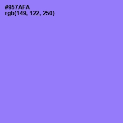 #957AFA - Medium Purple Color Image