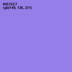 #957EE7 - Medium Purple Color Image