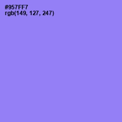 #957FF7 - Medium Purple Color Image