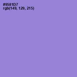 #9581D7 - Chetwode Blue Color Image
