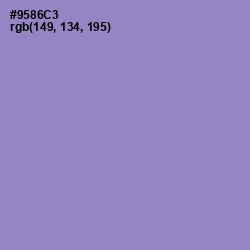 #9586C3 - Blue Bell Color Image