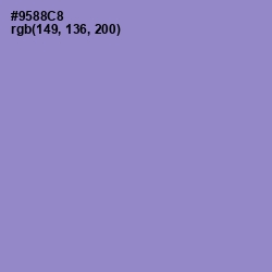 #9588C8 - Blue Bell Color Image