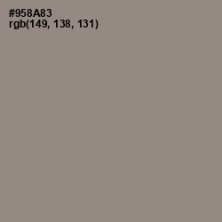 #958A83 - Natural Gray Color Image