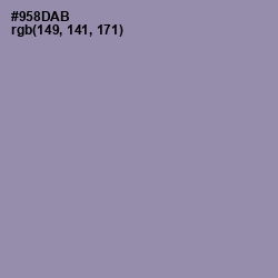 #958DAB - Manatee Color Image