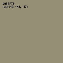 #958F75 - Pale Oyster Color Image