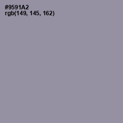 #9591A2 - Manatee Color Image