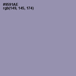 #9591AE - Manatee Color Image