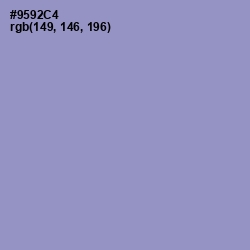 #9592C4 - Blue Bell Color Image