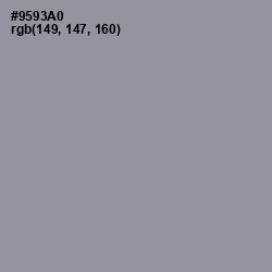 #9593A0 - Manatee Color Image