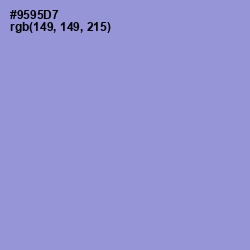 #9595D7 - Blue Bell Color Image