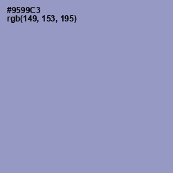 #9599C3 - Blue Bell Color Image