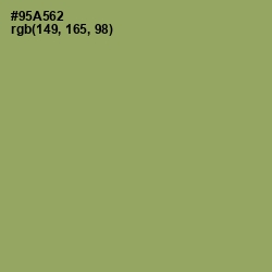 #95A562 - Olivine Color Image
