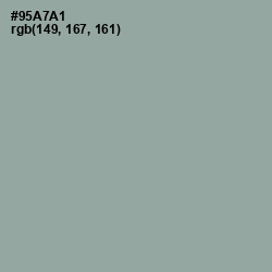 #95A7A1 - Pewter Color Image