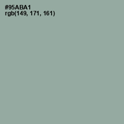 #95ABA1 - Pewter Color Image