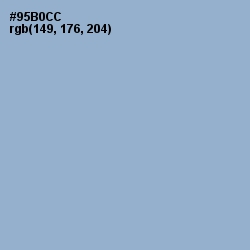#95B0CC - Rock Blue Color Image