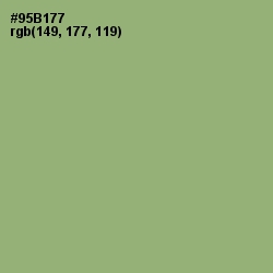 #95B177 - Olivine Color Image