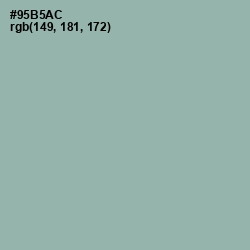 #95B5AC - Summer Green Color Image