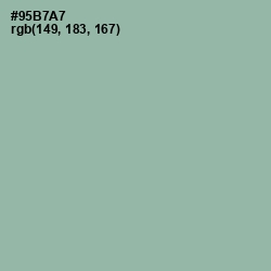 #95B7A7 - Summer Green Color Image