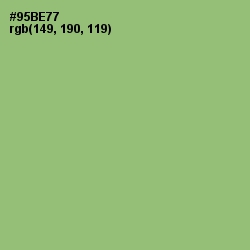 #95BE77 - Olivine Color Image