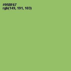 #95BF67 - Olivine Color Image