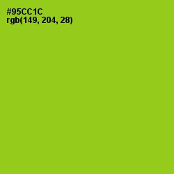 #95CC1C - Pistachio Color Image