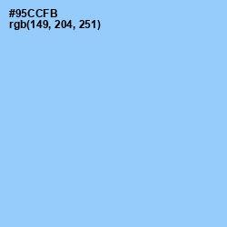 #95CCFB - Cornflower Color Image