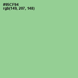 #95CF94 - Feijoa Color Image