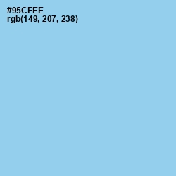 #95CFEE - Cornflower Color Image