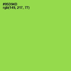 #95D94D - Conifer Color Image