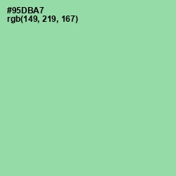 #95DBA7 - Vista Blue Color Image