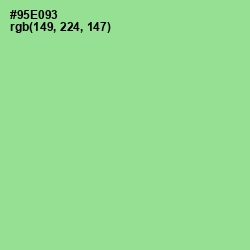 #95E093 - Granny Smith Apple Color Image