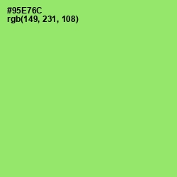 #95E76C - Conifer Color Image