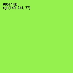 #95F14D - Conifer Color Image