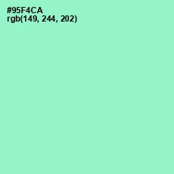 #95F4CA - Riptide Color Image