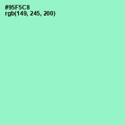 #95F5C8 - Riptide Color Image