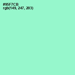 #95F7CB - Riptide Color Image