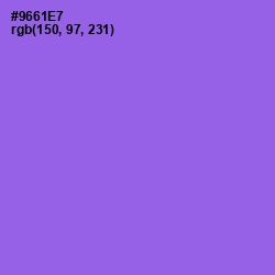 #9661E7 - Medium Purple Color Image